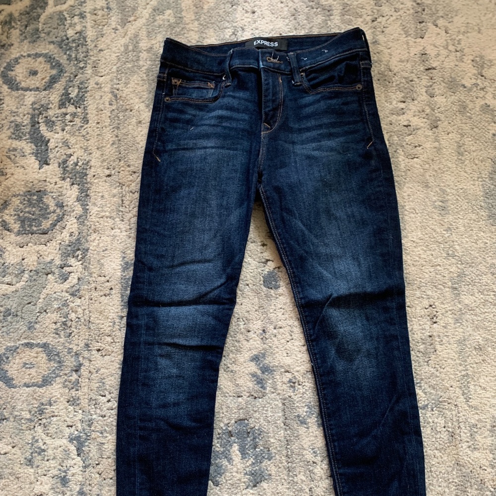 Mid rise jean express legging